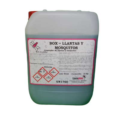 GARRAFA BOX LLANTAS Y MOSQUITOS 10L